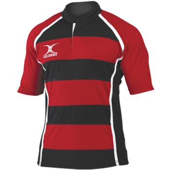 <B>Gilbert Xact rugby shirt gestreept</B>